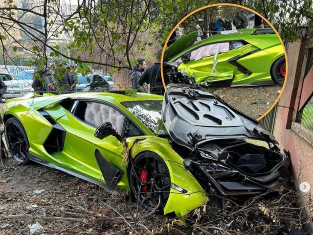 Siêu xe Lamborghini Revuelto giá hơn 40 tỷ VNĐ chuẩn bị bàn giao thì gặp tai nạn