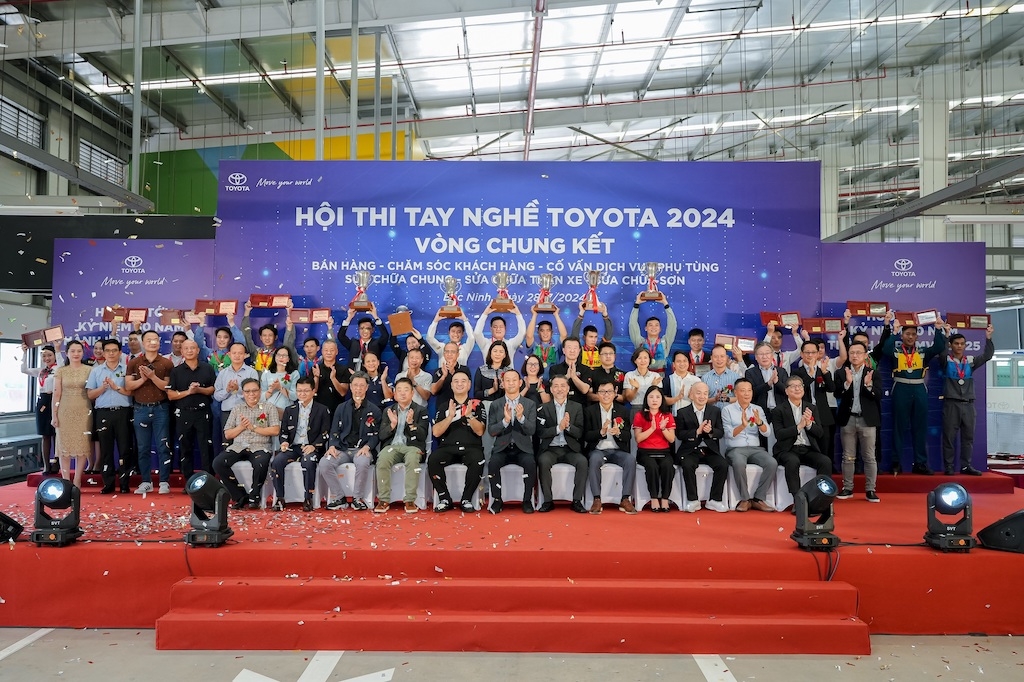 Toyota Việt Nam tổ chức thành công Hội thi tay nghề toàn quốc Toyota 2024