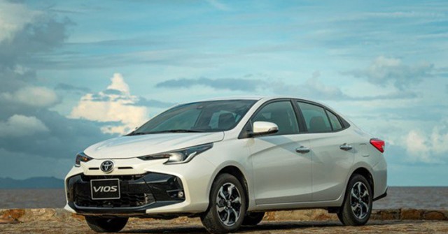 Giá xe Toyota Vios niêm yết và lăn bánh tháng 1/2025