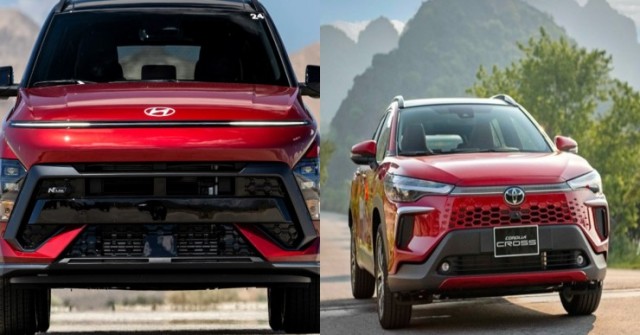 So sánh Toyota Corolla Cross 2025 và Hyundai Kona 2025