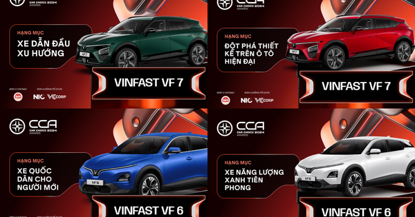 [BCA 2024] Vượt hàng loạt đối thủ lớn, VinFast ẵm trọn 4/8 giải thưởng tại Car Choice Awards