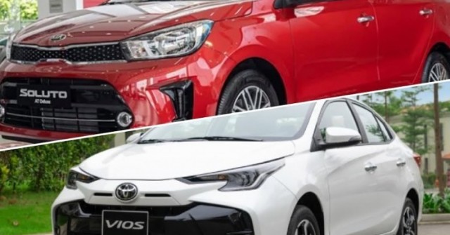 Mua sedan tầm giá 400 triệu đồng chọn KIA Soluto hay Toyota Vios?