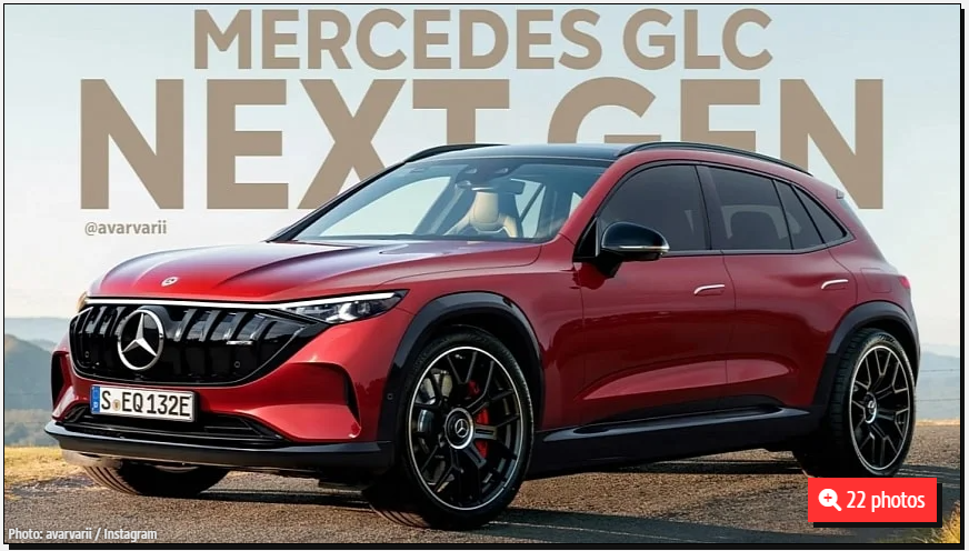 Đây có thể là Mercedes-Benz GLC 2027: SUV thuần điện, thiết kế mềm mại, nội lực ấn tượng