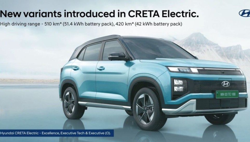 Hyundai Creta Electric thêm bản mới, trang bị hấp dẫn hơn, sạc đầy chạy 510 km