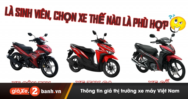 Top 6 xe máy dành cho sinh viên bền tốt nhất 2025