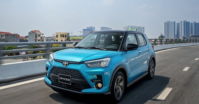 Giá xe Toyota Raize niêm yết và lăn bánh tháng 5/2025