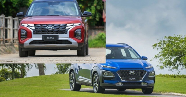 So kè Hyundai Creta và Hyundai Kona: Chọn sức mạnh hay trang bị hiện đại?