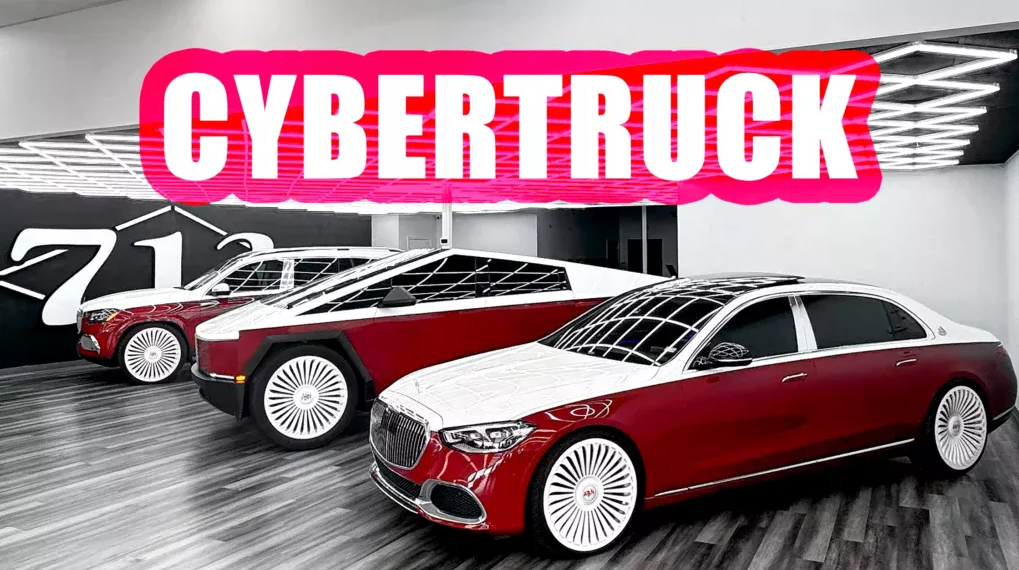Tesla Cybertruck phiên bản 2 tông màu theo phong cách Maybach