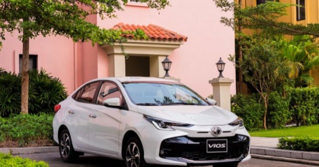 Soi chi tiết ngoại và nội thất 2024 Toyota Vios giá từ 458 triệu đồng