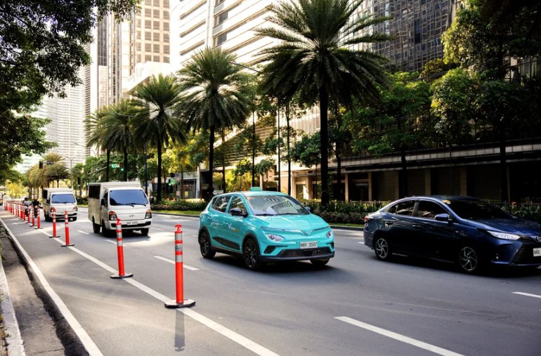 Dịch vụ taxi điện Green GSM nhận được phản hồi tích cực từ người dùng Philippines
