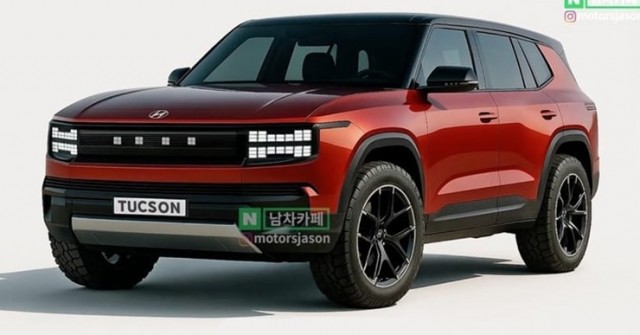 Xem trước mẫu xe Hyundai Tucson thế hệ mới với thiết kế vuông vức
