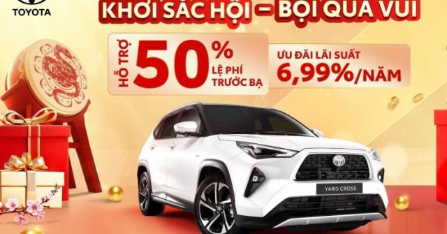 Toyota tung loạt ưu đãi lớn, hướng tới kỷ niệm 30 năm tại Việt Nam