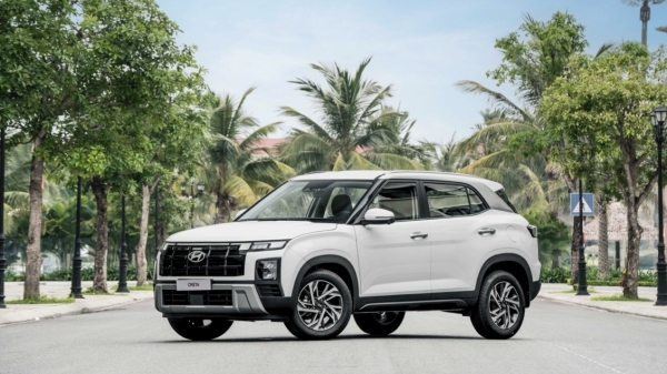 Hyundai Creta 2025 ra mắt tại Việt Nam, giá từ 600 triệu đồng