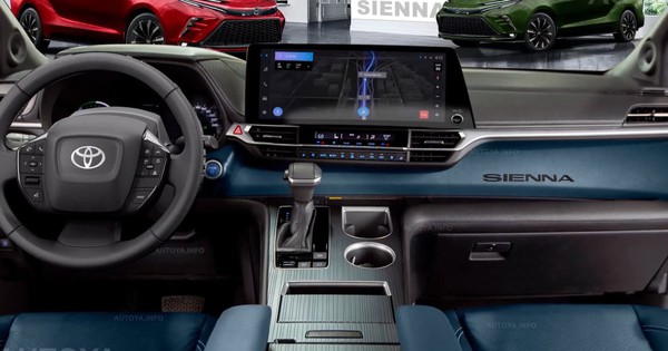 Toyota Sienna 2025 mà thế này thì Carnival phải dè chừng: Thiết kế mới hiện đại, nội thất nhiều công nghệ