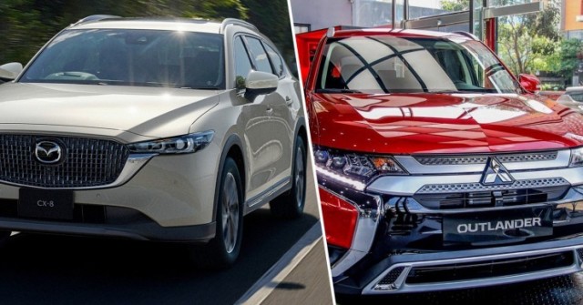 So sánh Mazda CX-8 và Mitsubishi Outlander: SUV tầm giá 1 tỷ đồng chọn xe nào phù hợp?