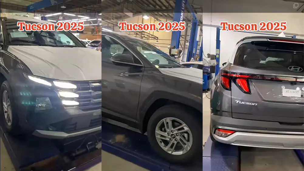 Hyundai Tucson 2025 bản tiêu chuẩn xuất hiện tại đại lý, chờ ngày ra mắt