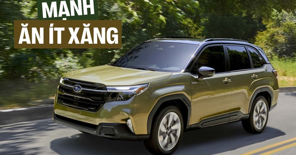 Subaru Forester hybrid ra mắt: Mạnh gần 200hp, đi phố chỉ 6,7 lít/100km, cạnh tranh CR-V HEV, đón đầu CX-5 hybrid