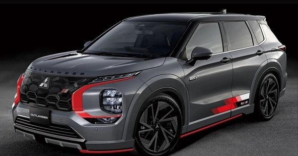 Mitsubishi Outlander bản hiệu suất cao này mà về Việt Nam thì dễ hot: Mâm lớn, phanh to, có chi tiết kiểu xe đua F1