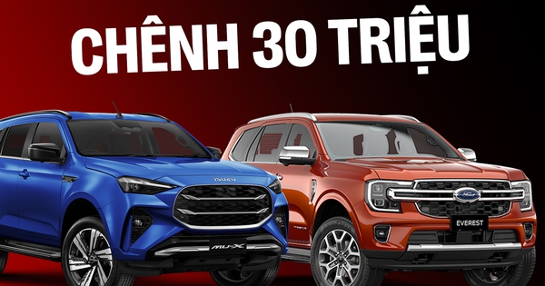Cùng giá gần 1,3 tỷ đồng, Isuzu mu-X bản đắt nhất hơn thua gì Ford Everest 