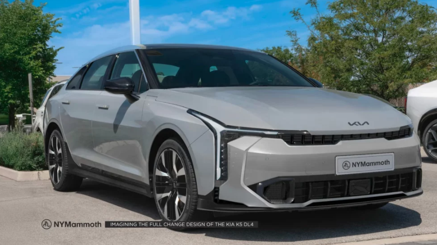 Xem trước Kia K5 thế hệ mới: Thiết kế bắt mắt, quyết đấu Toyota Camry