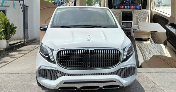 Mercedes-Benz V-Class ‘giá rẻ’ độ kiểu Maybach tại đại lý: Giá hơn 3,6 tỷ đắt hơn 2 chiếc Carnival cao cấp, có TV to, ghế ‘chủ tịch’