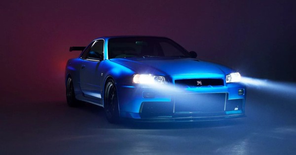 Xế cổ Nissan GT-R R34 được phục chế thành siêu xe