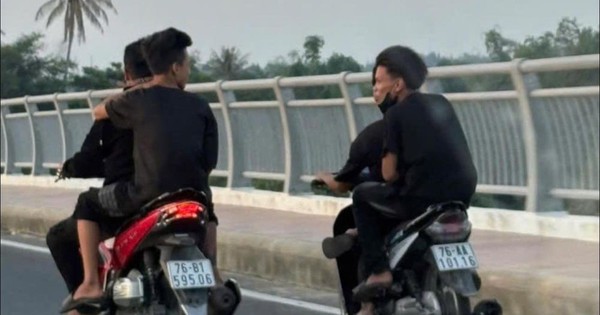 Đi xe máy không đội mũ bảo hiểm, nhóm thiếu niên bị phạt 41,5 triệu