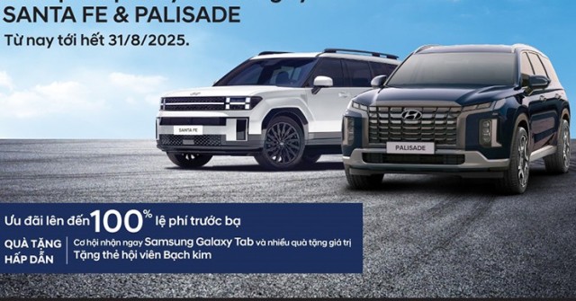 Săn quà cực hay – sắm ngay Santa Fe & Palisade