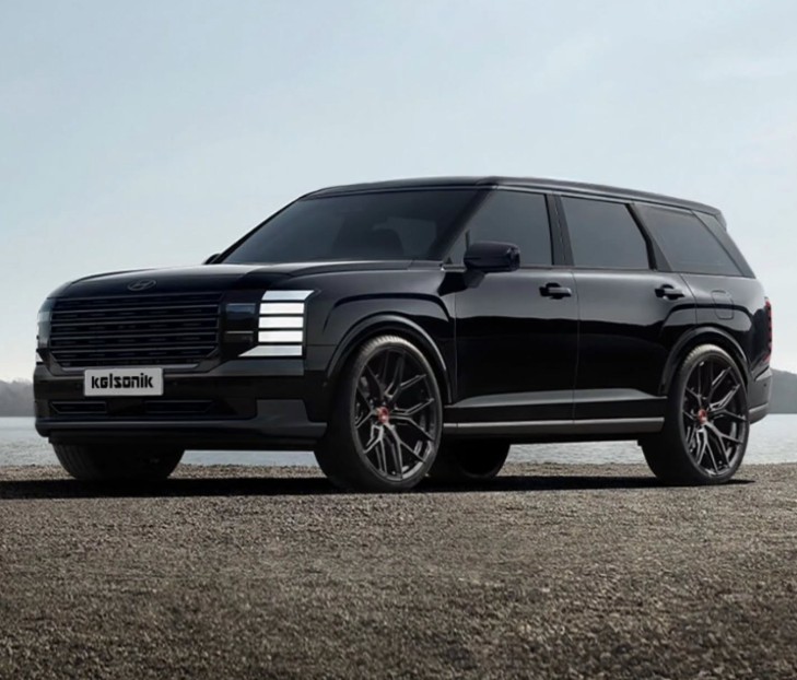Đây có thể là thiết kế của Hyundai Palisade 2026 phiên bản "Bóng đêm"