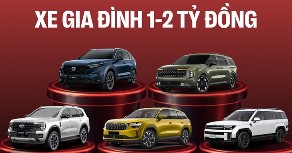 Everest, CR-V, Santa Fe, Carnival, Kodiaq đua tranh giải Xe Gia đình của năm, hạng 1-2 tỷ đồng