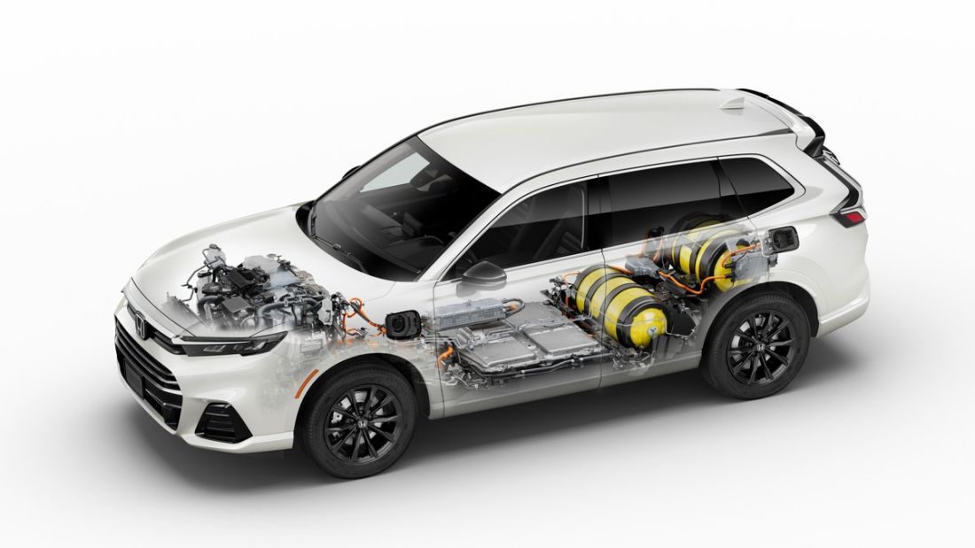 Honda CR-V chạy được bằng cả hydro và điện chính thức được đưa vào sản xuất