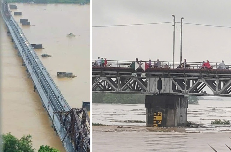 Dừng chạy tàu qua cầu Long Biên