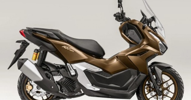 Ra mắt xe ga mới Honda ADV160 RoadSync 2026 màu nâu bóng cực chất