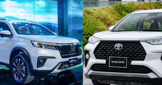 So kè Honda BR-V và Toyota Veloz Cross: Người 1 cân, kẻ 9 lạng!