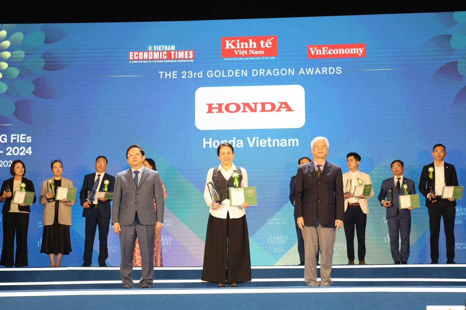 Honda Việt Nam nhận giải thưởng Rồng Vàng năm 2024