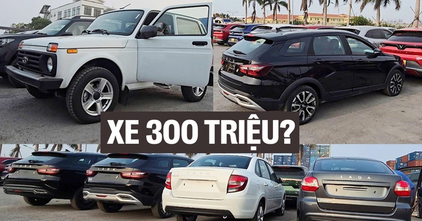 Ảnh thực tế lô ô tô Nga giá dự kiến từ 360 triệu đồng đã về Việt Nam: Có SUV kiểu Jimny, sedan cùng cỡ Attrage