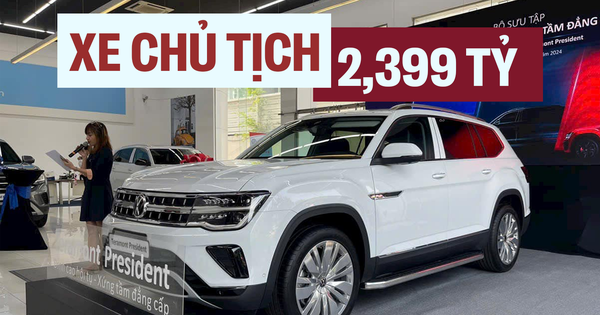 VW Teramont President về đại lý: Giá 2,4 tỷ đồng, hàng 2 ghế 