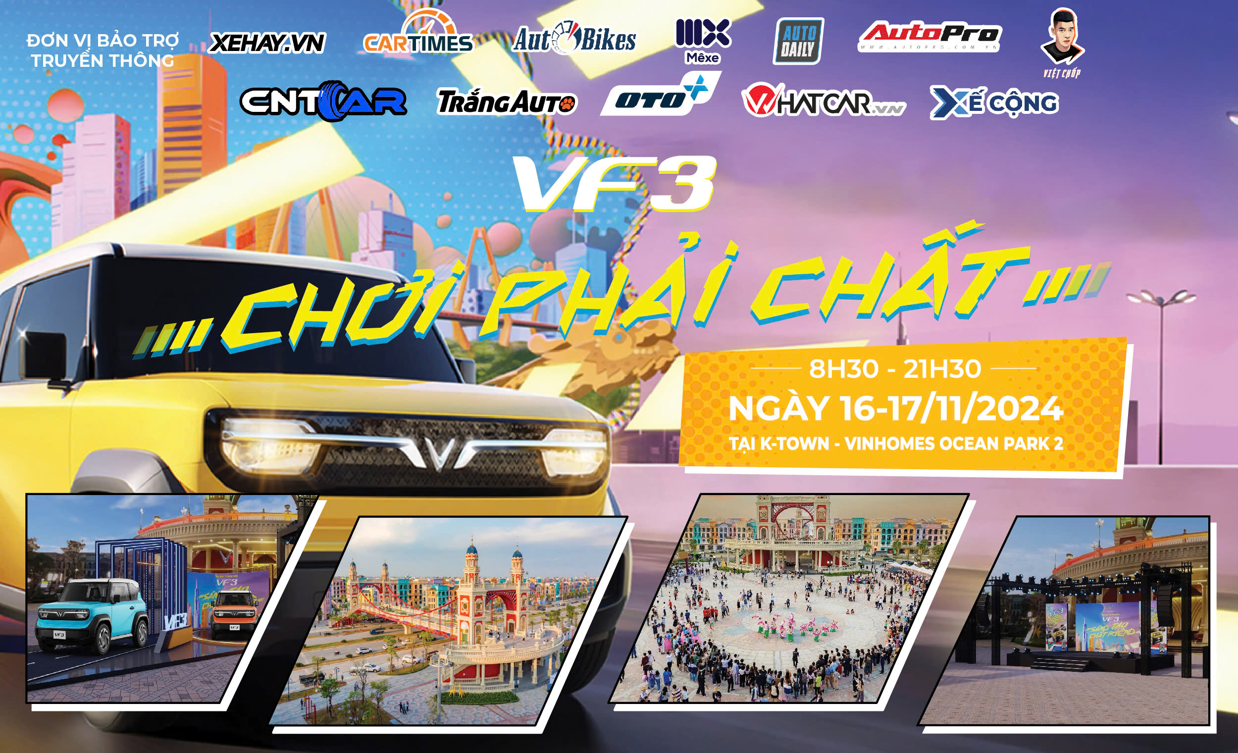 Sự kiện “VF 3 – Chơi phải chất” sắp diễn ra: Ngày hội cho anh em mê VF 3!