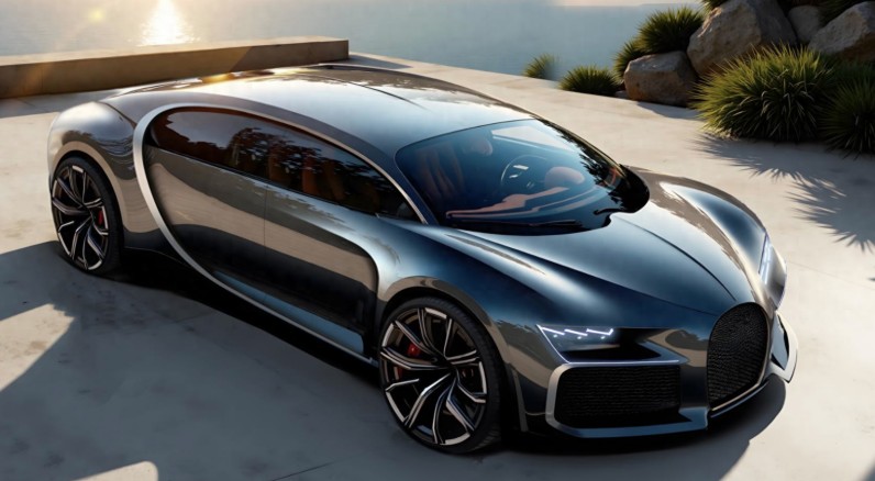 Hãng máy hút bụi Trung Quốc hé lộ xe điện siêu sang giống hệt Bugatti Chiron