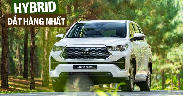 Innova Cross có doanh số khủng nhất, CR-V bán vượt Corolla Cross và những mẫu khác lọt top xe hybrid đắt khách tại Việt Nam năm 2024