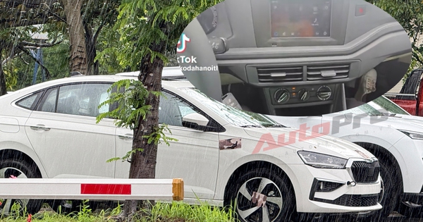 Lộ nội thất 2 bản Skoda Slavia tại Việt Nam: Bản cao có màn lớn, bản thấp toàn 