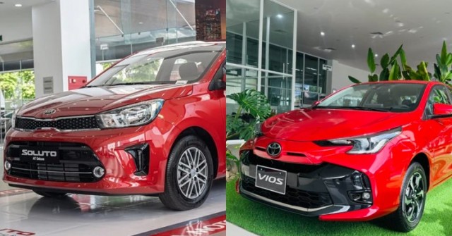 So kè Toyota Vios và Kia Soluto, giá từ 386 đến 545 triệu đồng