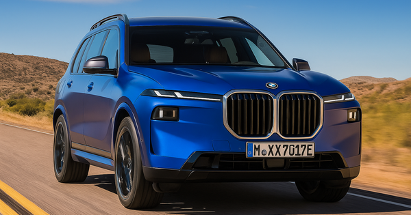 BMW X7 đời mới lại lộ diện trên đường: Dáng cao hơn, đèn 2 tầng, có thể thêm bản hiệu suất cao