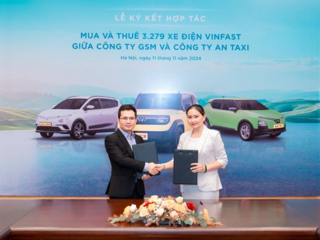 An Taxi bắt tay GSM phát triển đội ngũ taxi điện