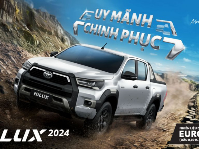 Toyota Hilux 2024 chính thức ra mắt Việt Nam: Giá từ 668 triệu đồng