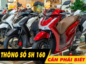 6 thông số xe SH 160i 2025 cần phải biết trước khi mua xe