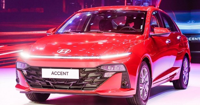 Giá xe Hyundai Accent từ 439 triệu đồng, giảm 50% lệ phí trước bạ