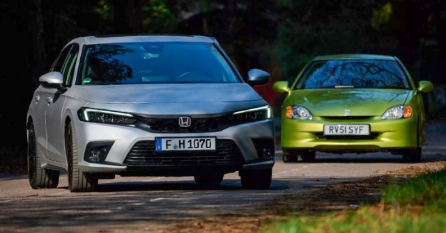 Ngắm xe Honda Civic e:HEV độc bản với màu sơn lạ