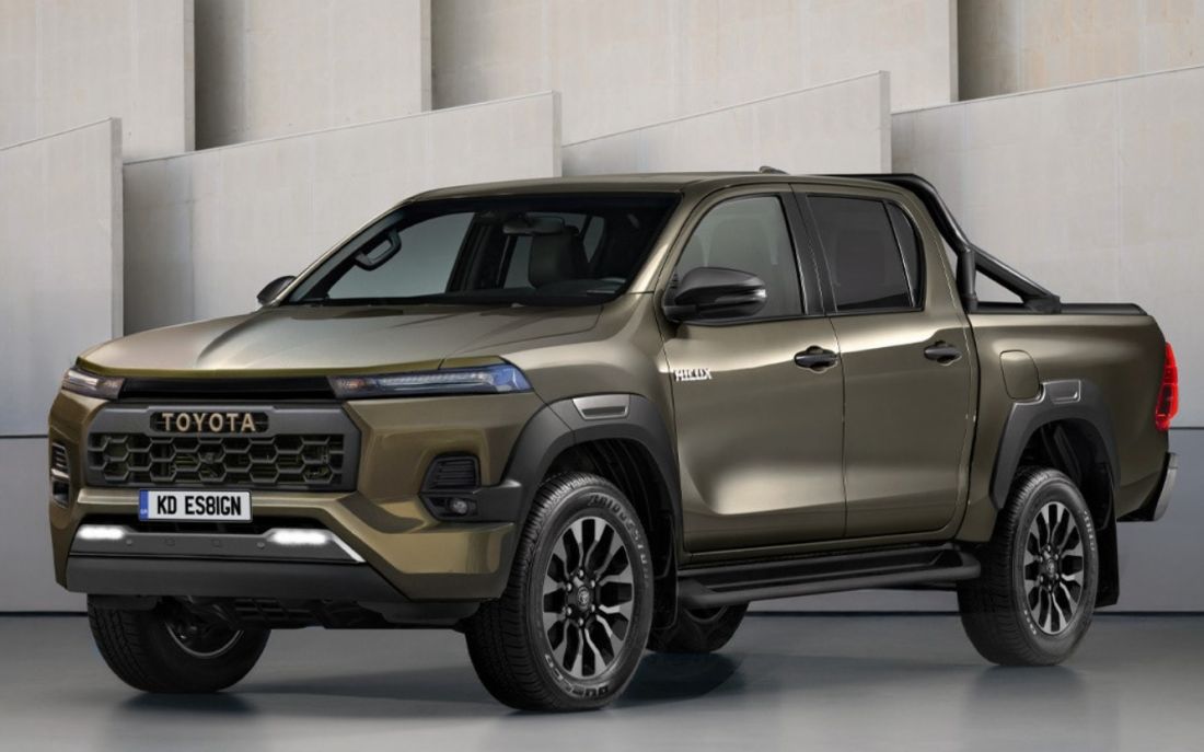 Phác họa Toyota Hilux 2025 mới, thoát mác “cơm áo gạo tiền”