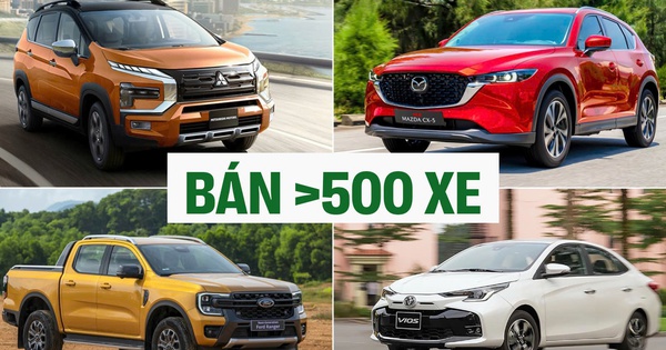 Không tính VinFast, chỉ 6 mẫu xe này bán trên 500 chiếc tháng 2/2025: Ranger và Xpander hơn 1.000 chiếc, Vios và City bỏ xa Accent